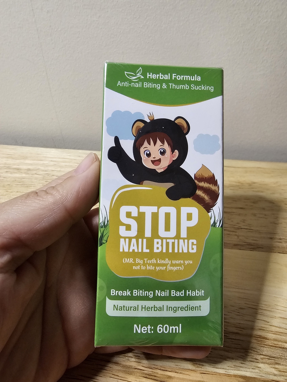 Herbal Formula to Stop Nail Biting and Thumb Sucking